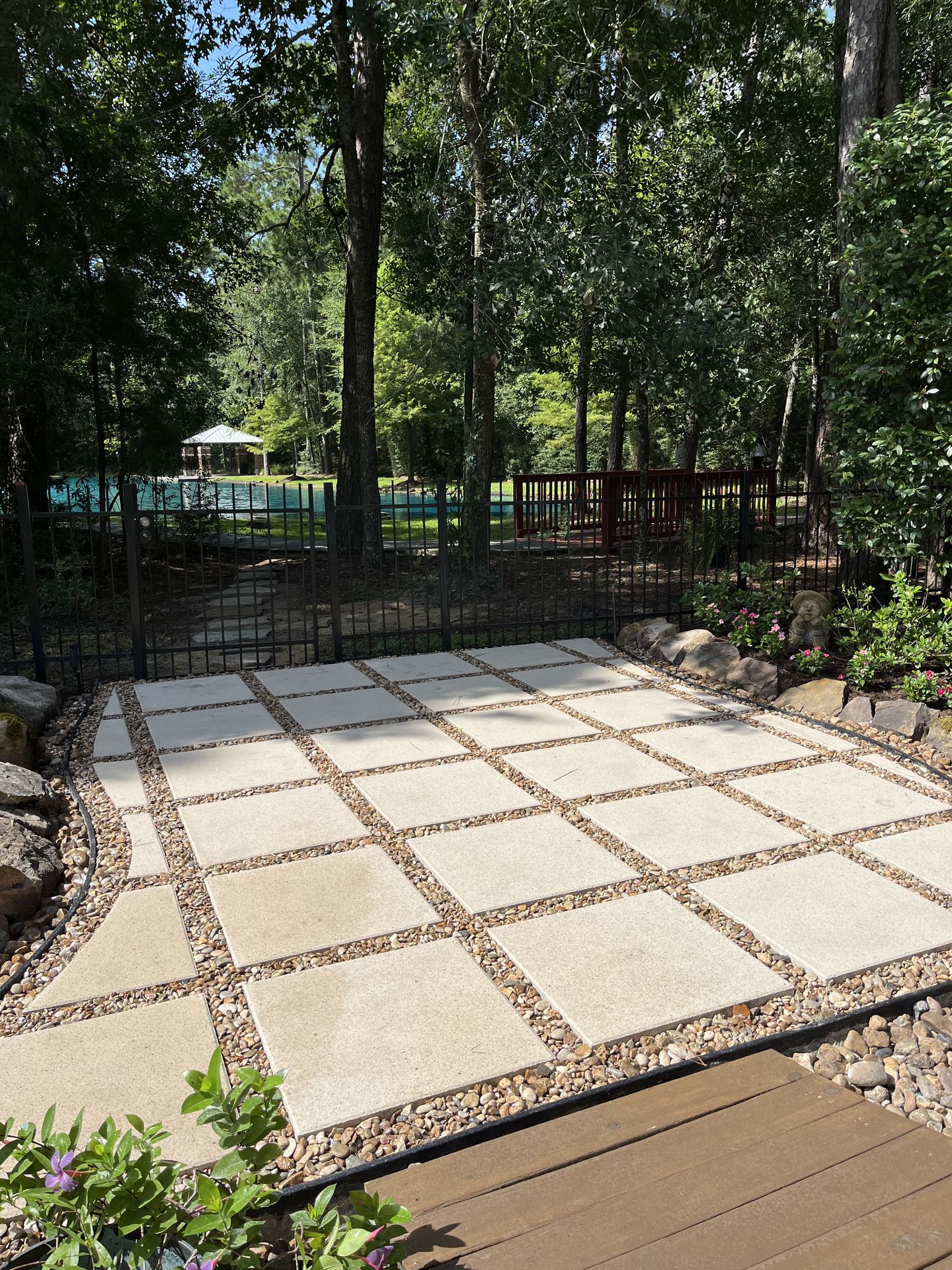 Paver patio installation Kingwood TX